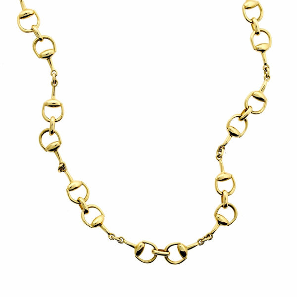 Gucci Horsebit Gold Necklace 0000283