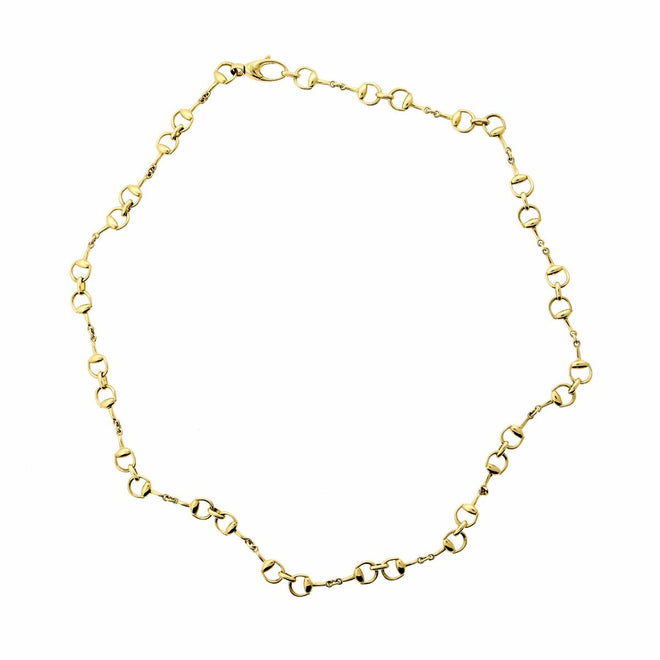 Gucci Horsebit Gold Necklace 0000283