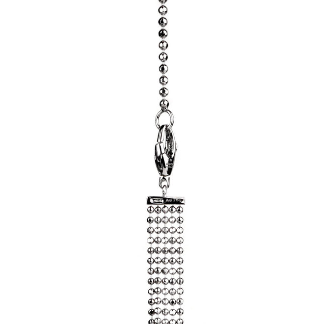 Gucci Multistrand White Gold Diamond Necklace 0000657