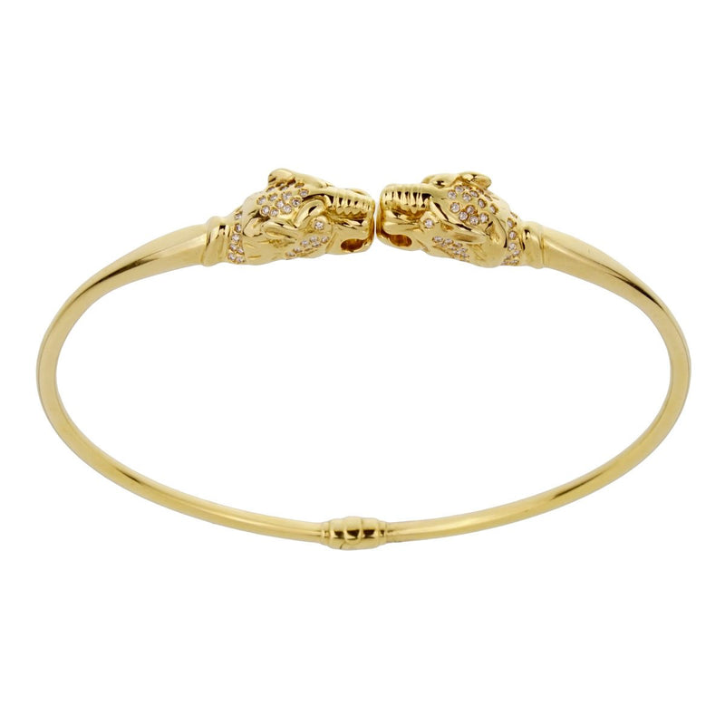 Gucci Panther Diamond Yellow Gold Necklace 0002055
