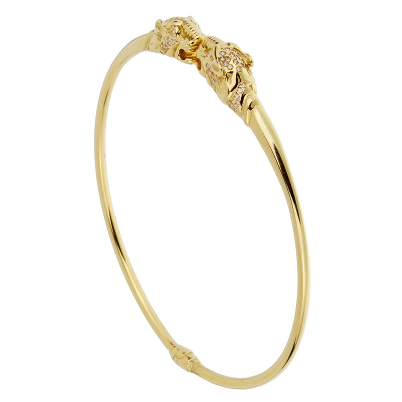Gucci Panther Diamond Yellow Gold Necklace 0002055