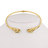 Gucci Panther Diamond Yellow Gold Necklace 0002055