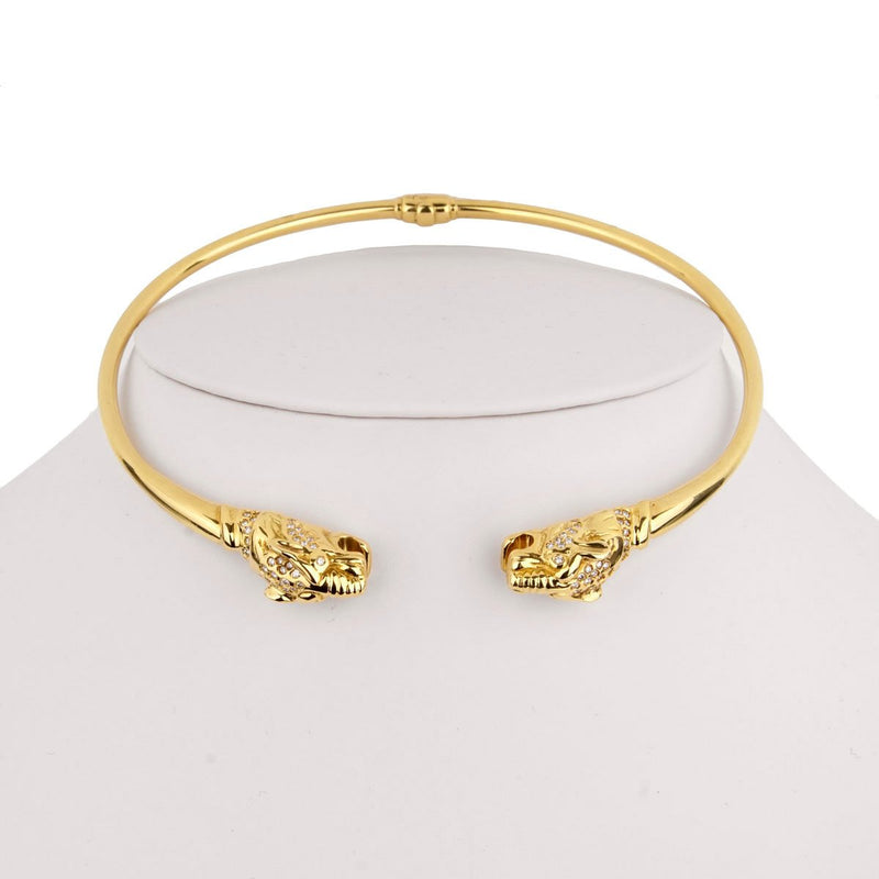 Gucci panther necklace on sale