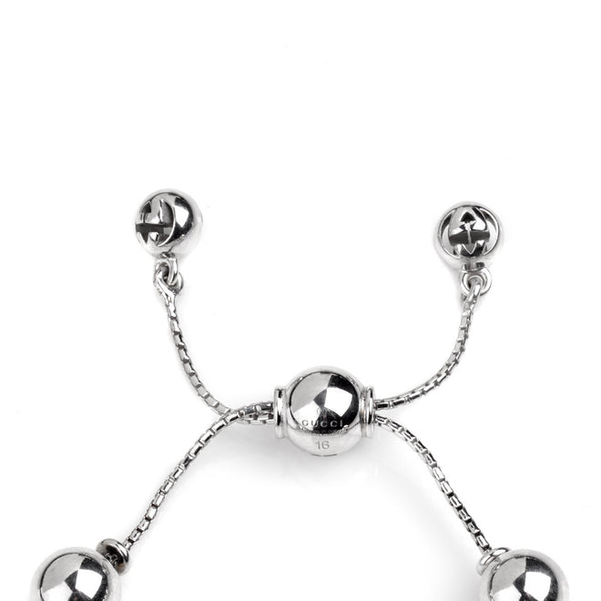 Gucci Silver Bead Bracelet 0000679