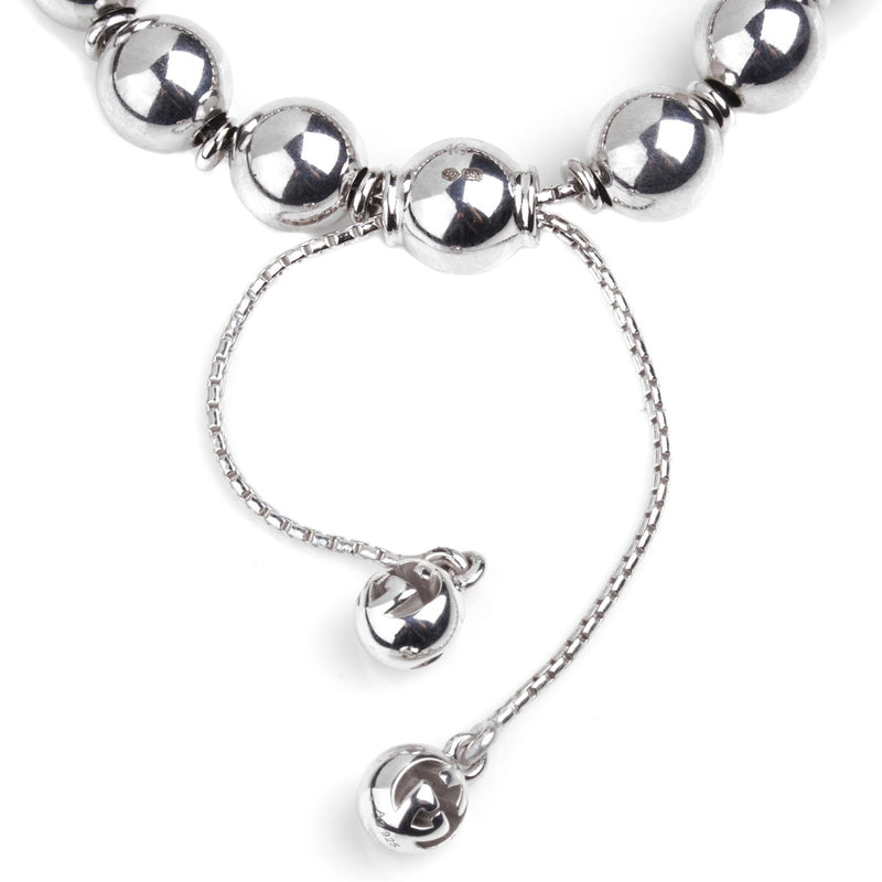 Gucci silver sales ball bracelet