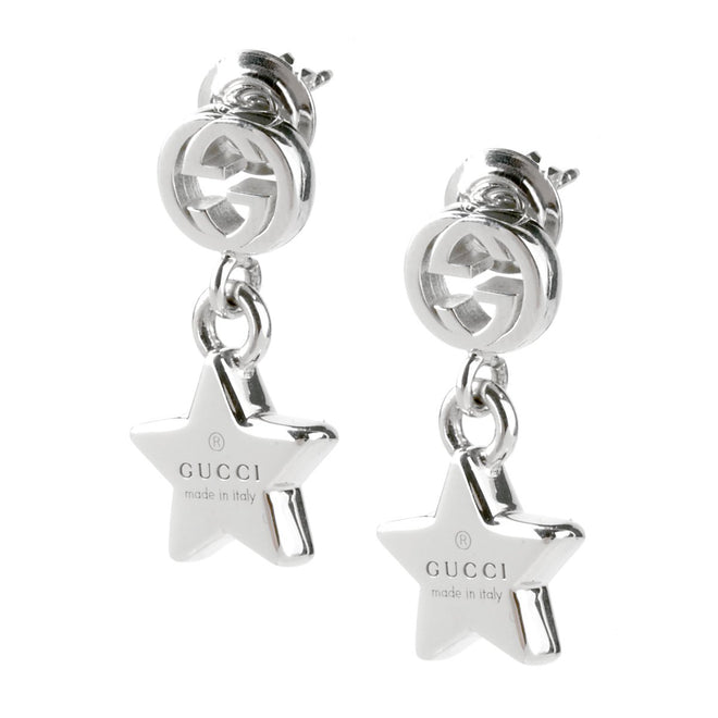 Gucci Star Double G Drop Earrings 0000711