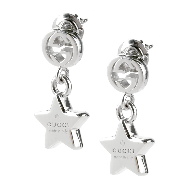 Gucci Star Double G Drop Earrings – Opulent Jewelers