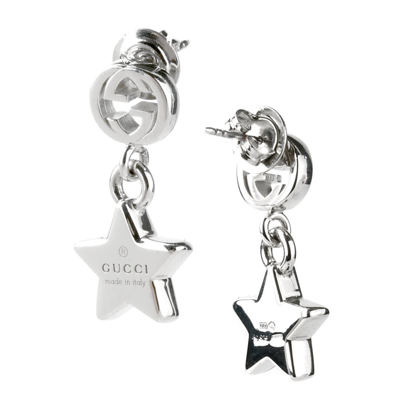 Gucci Star Double G Drop Earrings 0000711