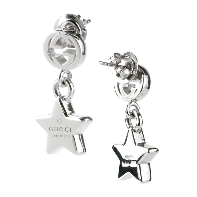 Gucci Star Double G Drop Earrings 0000712