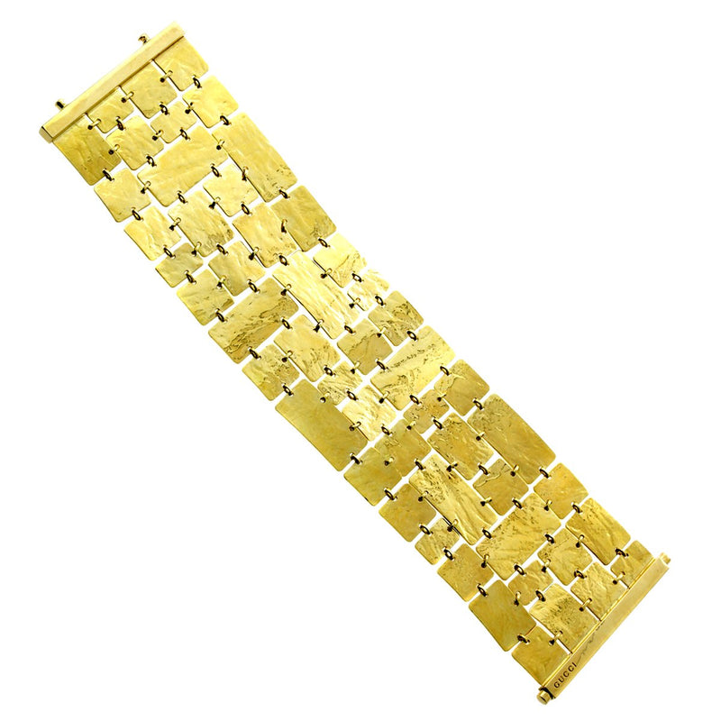Gucci Textured Gold Bracelet gucci-textured-gold-bracelet