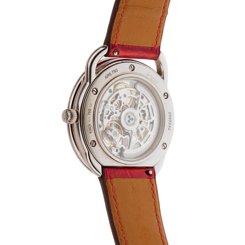 Hermes Arceau  Anniversary Limited Edition White Gold Watch 0001107