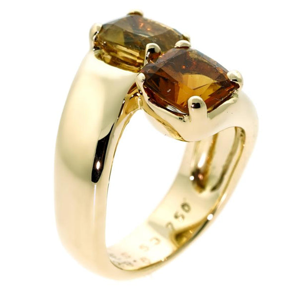 Hermes Bypass Cocktail Gold Ring 0000269