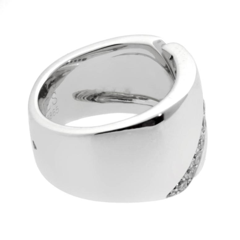 Hermes Bypass Diamond White Gold Ring 0000584