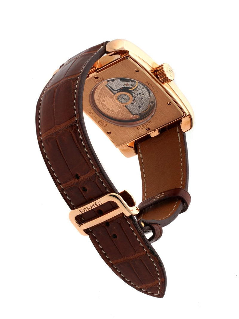 Hermes Cape Cod Limited Edition Rose Watch 0000276