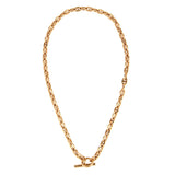 Hermes Chaine d'Ancre Rose Gold Necklace 0000906