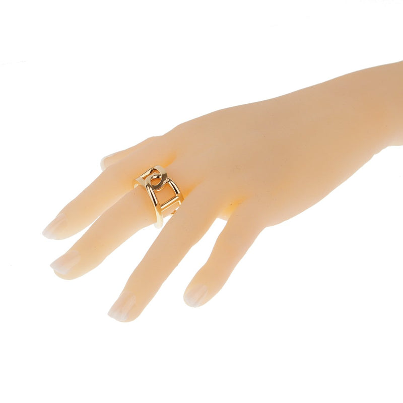 Hermes Chaine d'Ancre Yellow Gold Ring 0000938