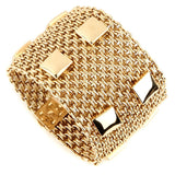 Hermes Collier De Chein Mesh Gold Bracelet 0000936