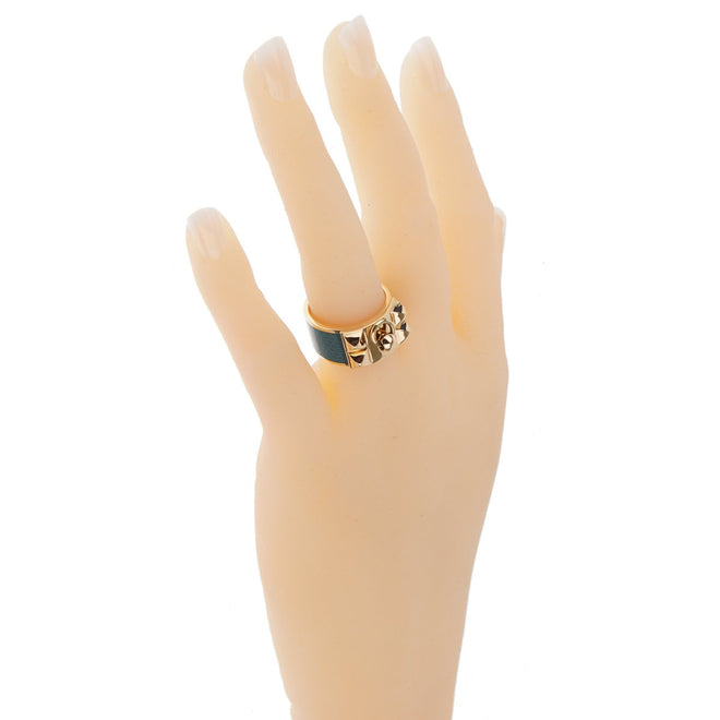 Hermes Collier De Chien Gold Ring 0000272