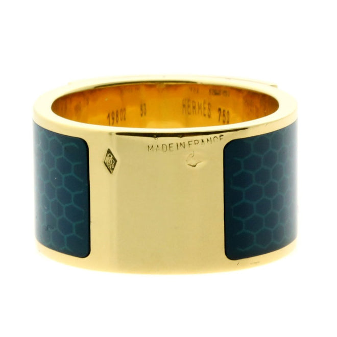 Hermes Collier De Chien Gold Ring 0000272