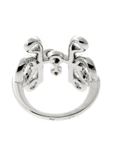 Hermes Diamond H White Gold Ring 0000342