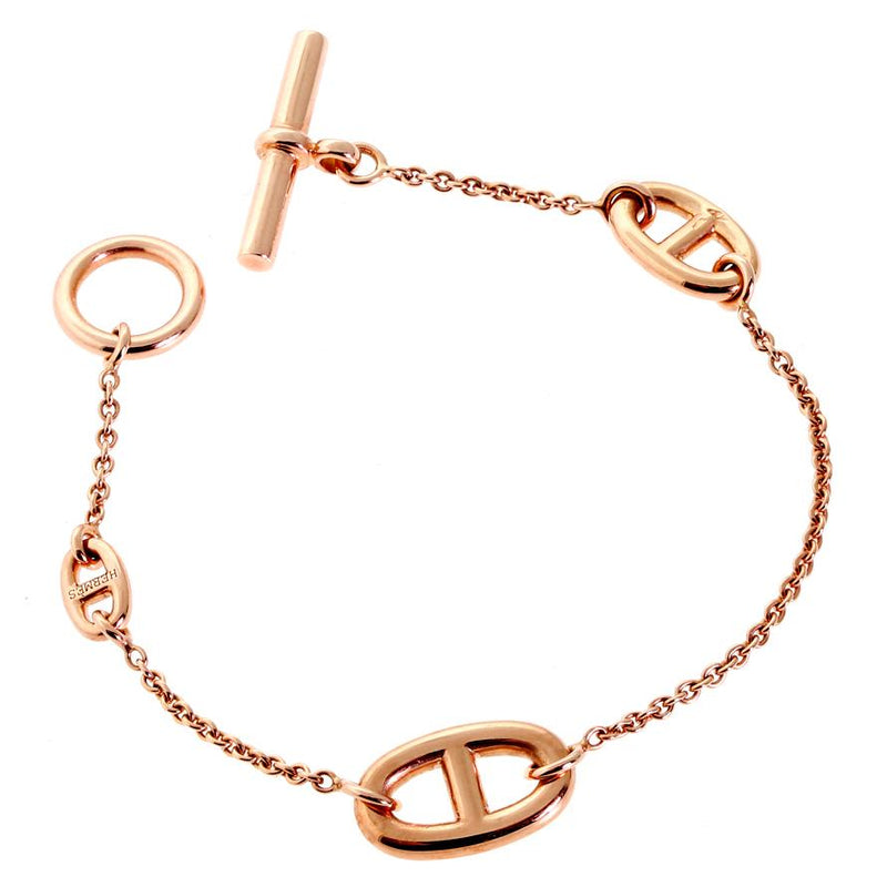 Hermes gold clearance chain bracelet