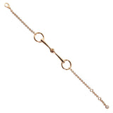 Hermes Filet d'Or Rose Gold Diamond Bracelet 0000336