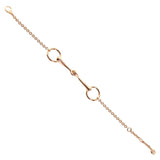 Hermes Filet d'Or Rose Gold Diamond Bracelet 0000336