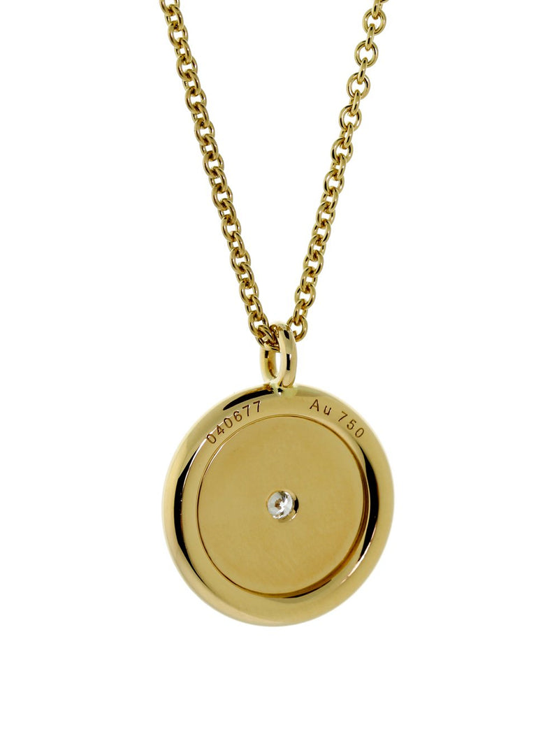 Hermes Gold Diamond Clous De Selle Necklace HRM10005