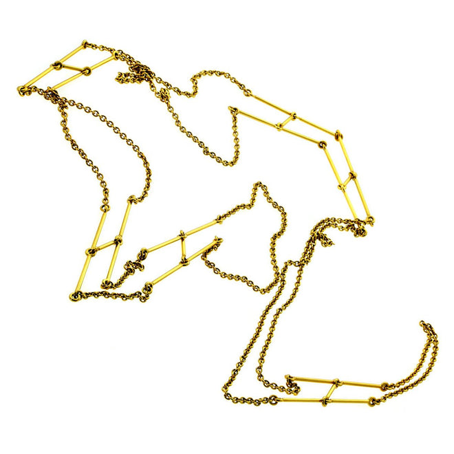 Hermes Gold Scarf Necklace HRM1871
