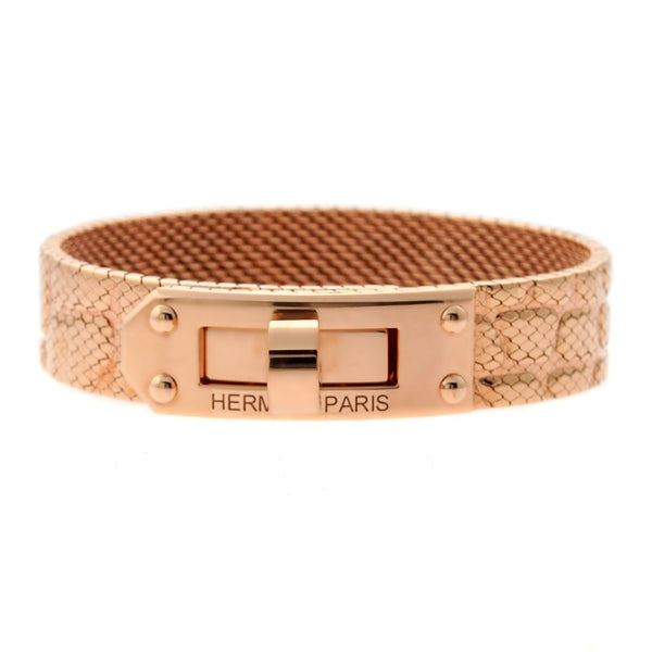 Hermes Kelly Rose Gold Bracelet 0000339