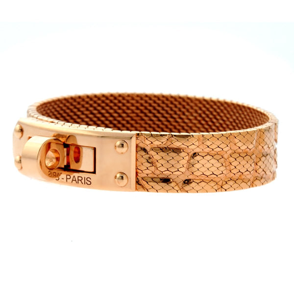 Hermes Kelly Rose Gold Bracelet 0000339