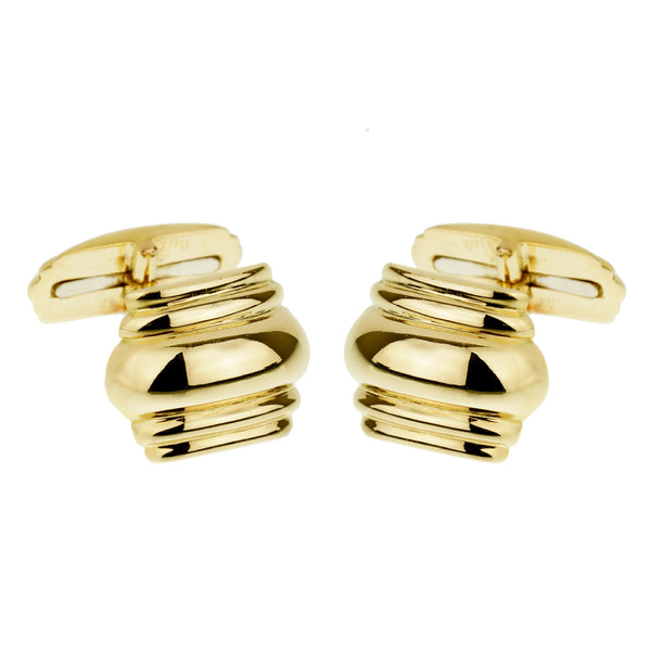 Hermes Paris Vintage Yellow Gold Cufflinks 0003286