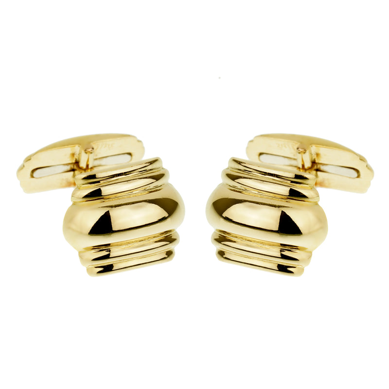 Hermes Paris Vintage Yellow Gold Cufflinks 0003286