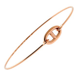 Hermes Ronde Rose Gold Bangle Bracelet 0000338