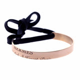 Hermes Rose Gold Bangle Bracelet 0000264