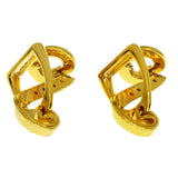 Hermes Stirrup Yellow Gold Cufflinks 0001077