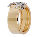 Hermes Yellow Gold Anchor Band Ring 0001858