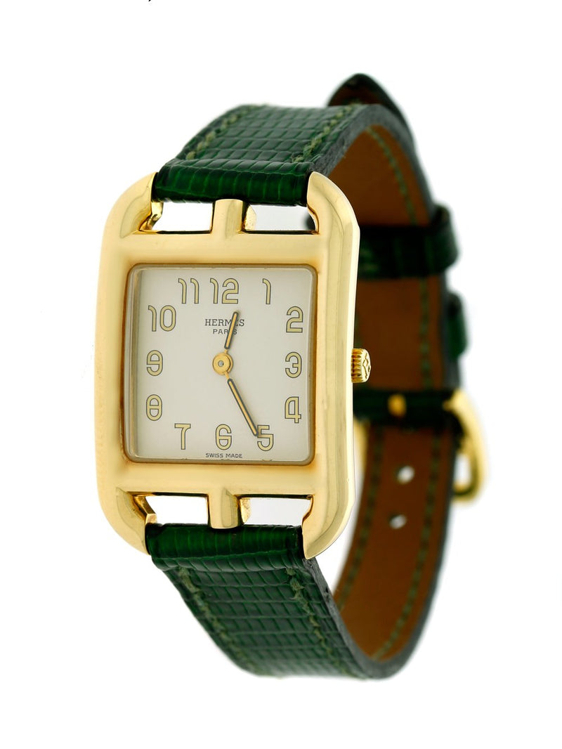 Hermes Yellow Gold Cape Cod Wristwatch HRM10011