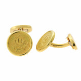 Hermes Yellow Gold Cufflinks 0000552