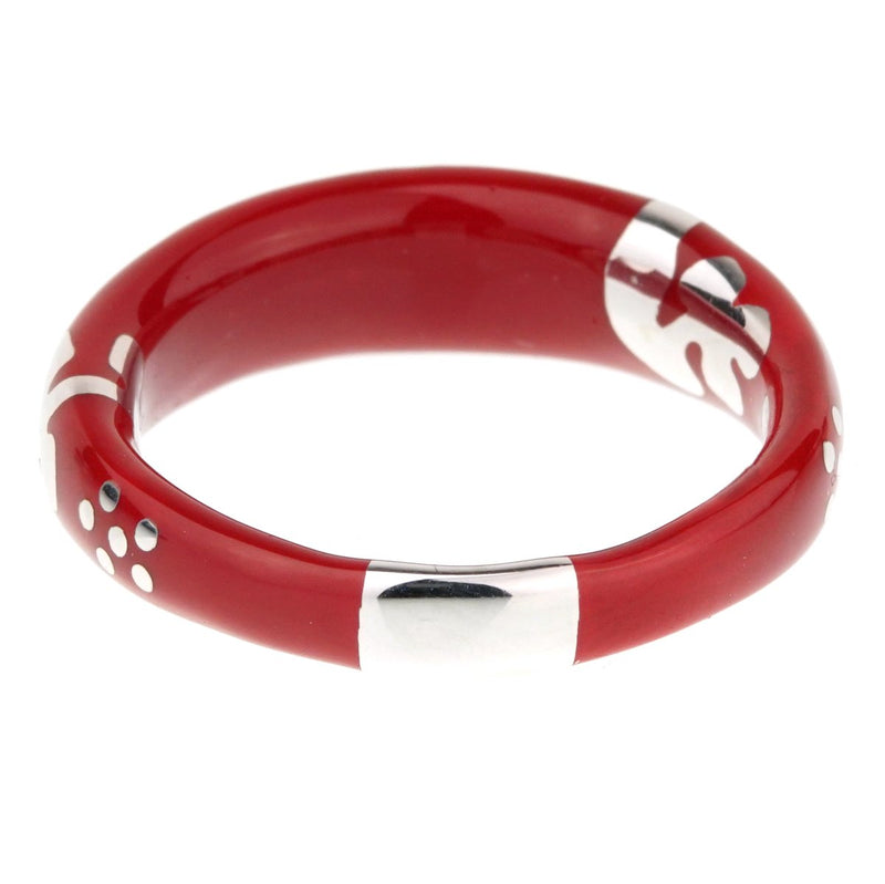 La Nouvelle Bague Red Enamel White Gold Diamond Ring 0000935