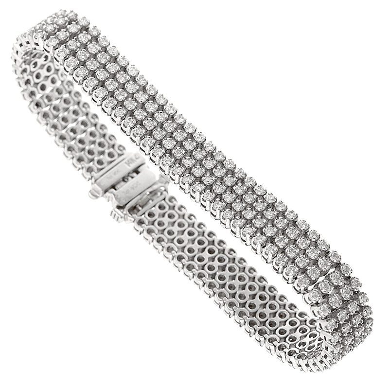 Diamond Tennis Bracelet in 18k Gold – Anueva Jewelry
