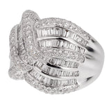 Ladies White Gold Diamond Cocktail Ring 0001972