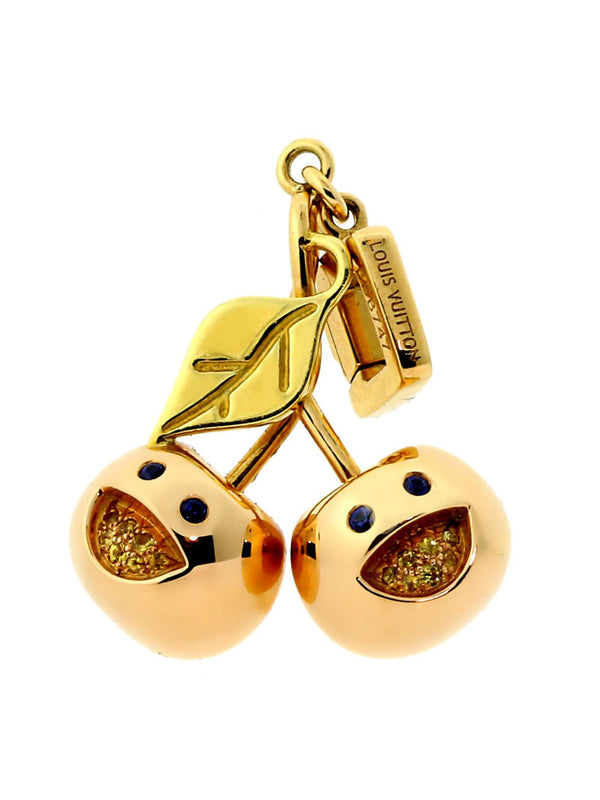 Louis Vuitton Cherry Gold Limited Edition Charm 0000194