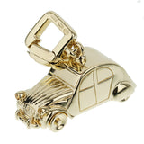 Louis Vuitton Citroen Car Yellow Gold Charm Pendant Necklace 0003343