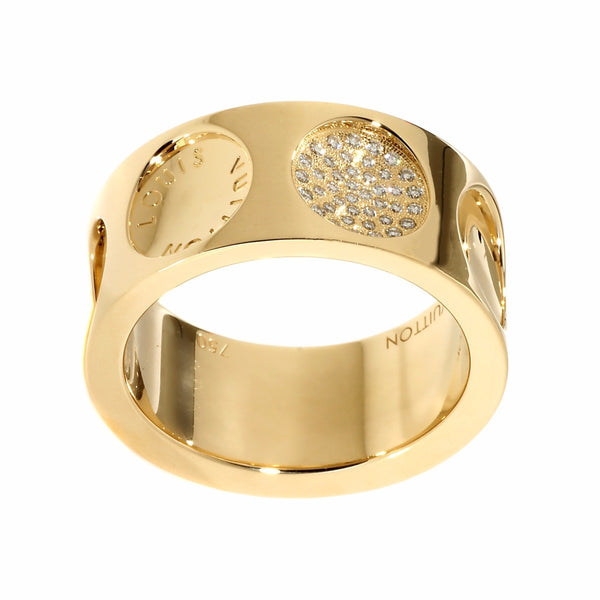 Louis Vuitton Empreinte Bracelet in White Gold and Diamonds