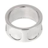Louis Vuitton Empreinte White Gold Band Ring 0001765