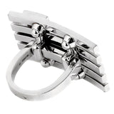 Louis Vuitton Flower Diamond Cocktail Ring 0000204
