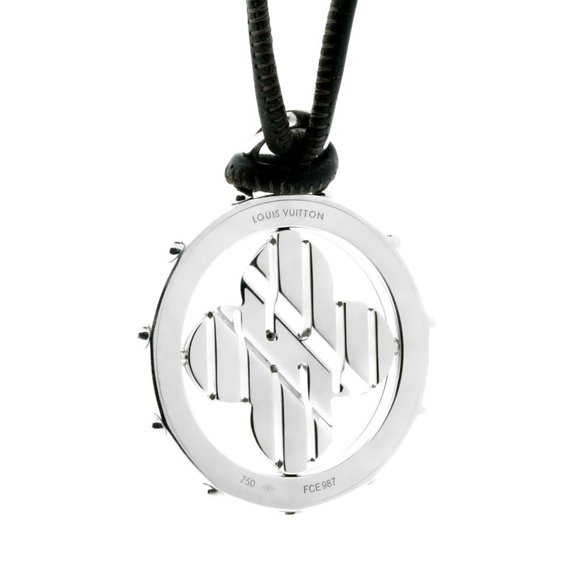 vuitton monogram locket necklace
