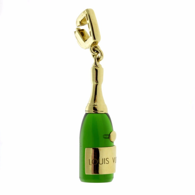 Louis Vuitton Gold Champagne Charm Pendant 0000623