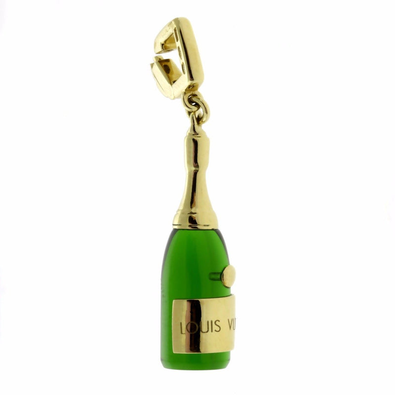 Louis Vuitton Gold Champagne Charm Pendant – Opulent Jewelers